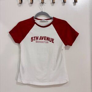 Mango Baseball Tee- Size Small